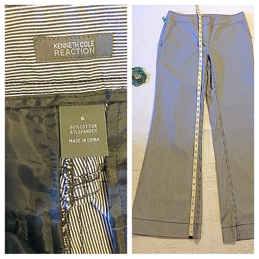 Kenneth Cole Reaction Wide Leg Pants - Picture 13 of 16